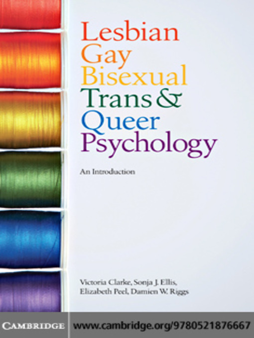 Title details for Lesbian, Gay, Bisexual, Trans and Queer Psychology by Victoria Clarke - Available